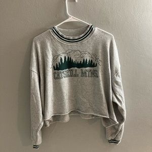 AE Cropped crewneck